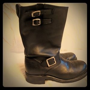 Vintage engineer boots